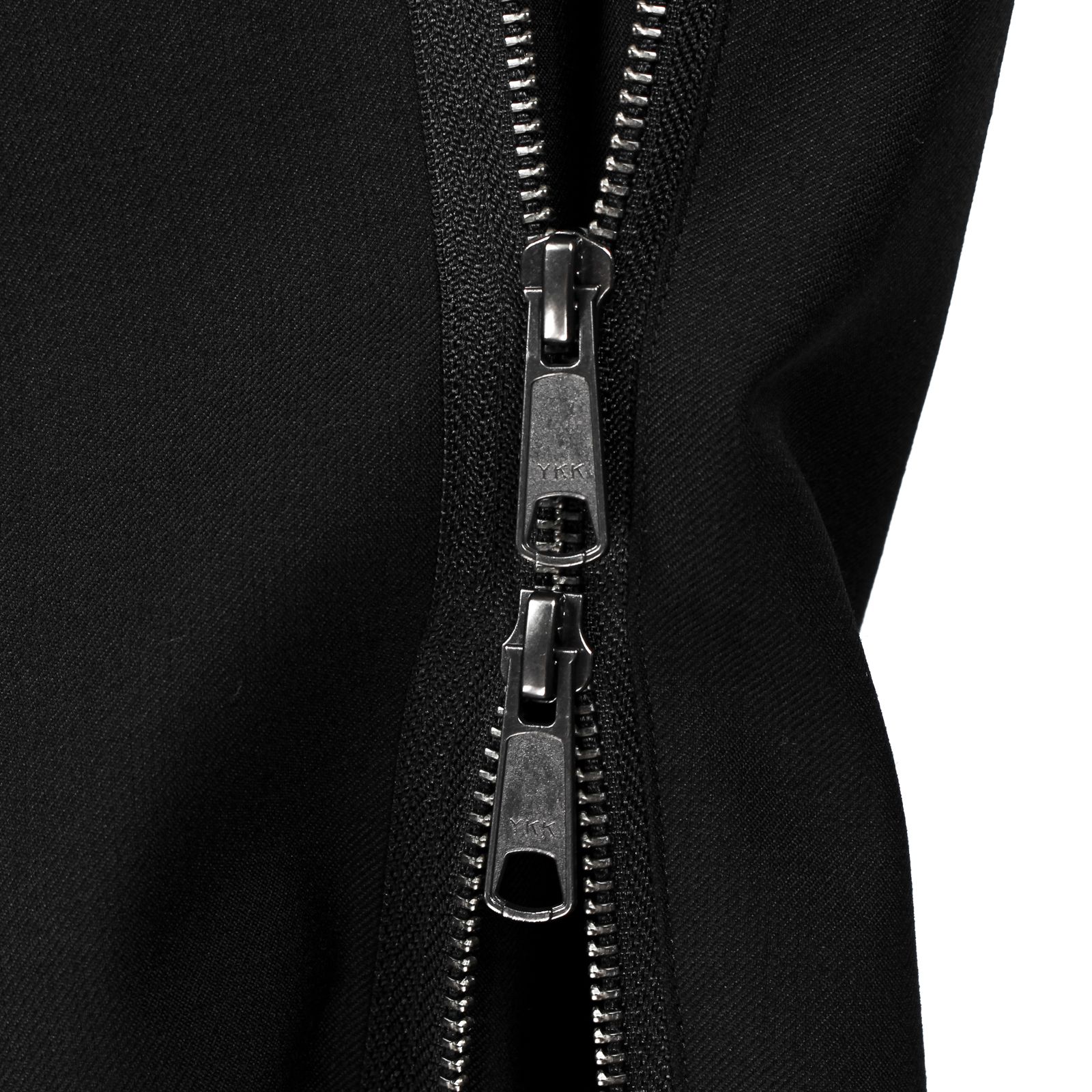 T-W Gabardine Leg Zipper Detail Pants / GJ-P06-100