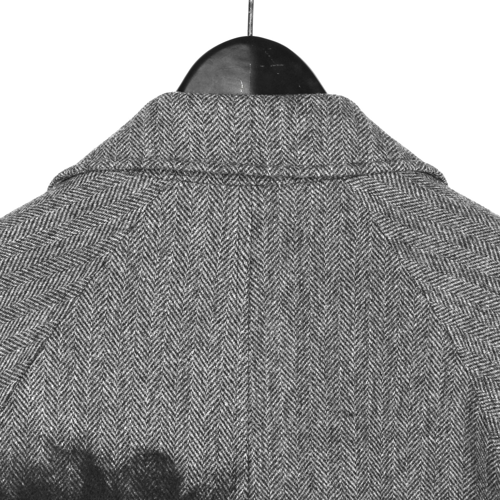 pour homme  | NPラグランダブルC / コート(メンズ) / ヘリンボンニードル / グレー×ブラック / HW-C09-143