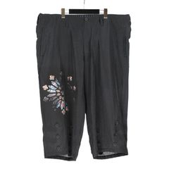 pour homme | 裾タブ柄P (メンズ) / ブラック / HK-P41-219