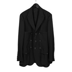 pour homme フラシ胸あて釦止めJKT / HX-J15-100