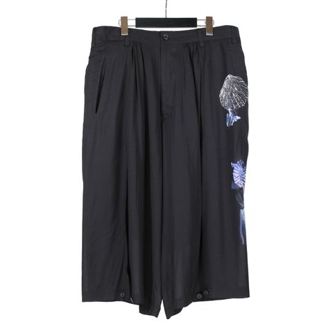 pour homme | 海柄後裁ちだしP (メンズ)  / ブラック / HK-P93-239