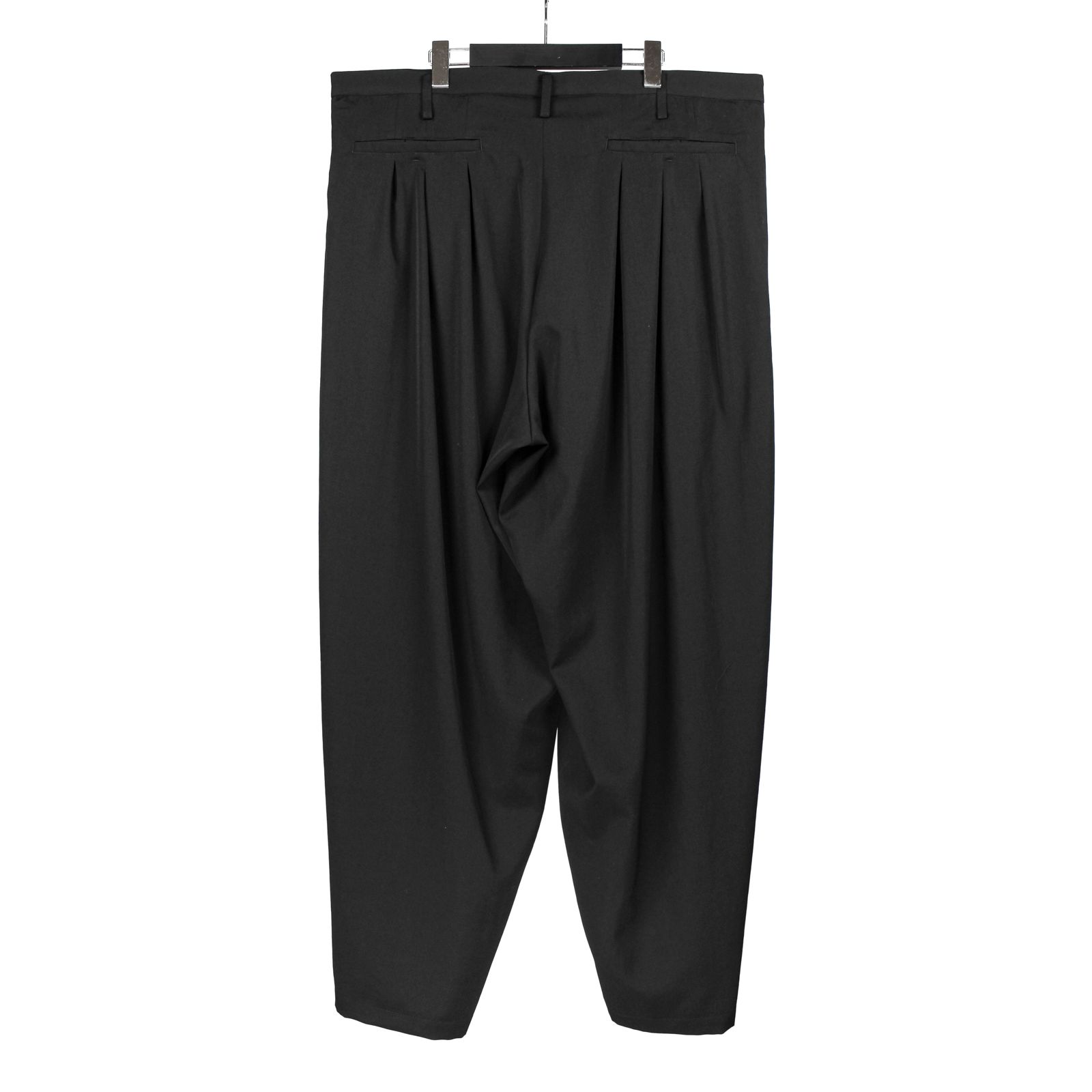 pour homme | 12本タックP (メンズ) / シワギャバ / ブラック / HL-P07-100