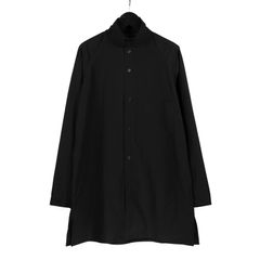 pour homme | 幅広スタンドB / シャツ・ブラウス (メンズ) / ブラック / HS-B45-054
