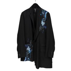 <武田双雲> Rayon twill Asymmetry jacket type1 / GE-J01-206