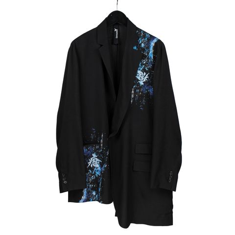 <武田双雲> Rayon twill Asymmetry jacket type1 / GE-J01-206