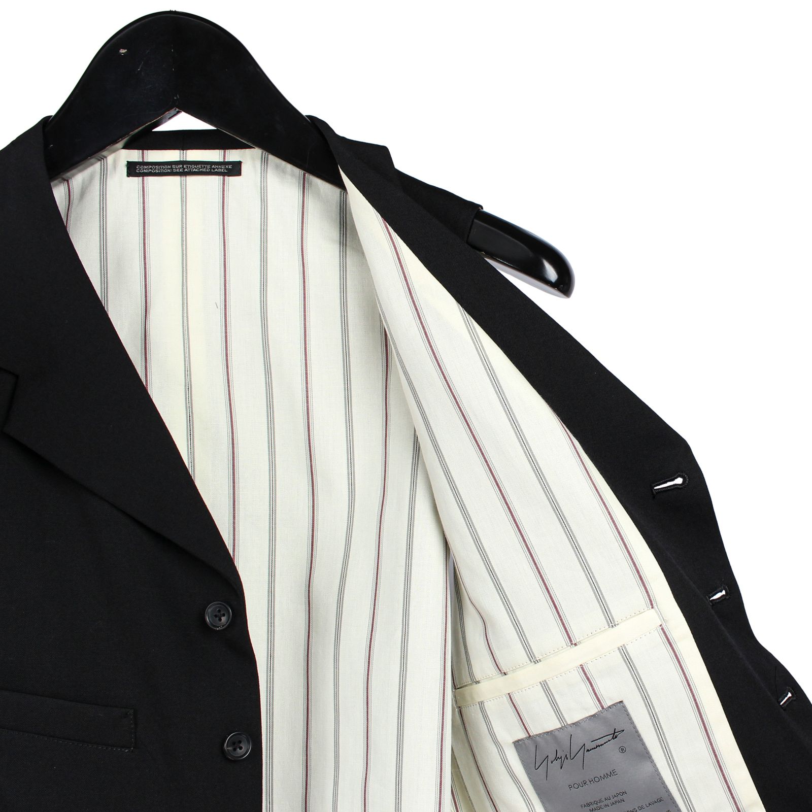 pour homme ラペル付シングルV / HE-V03-100