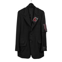 Yohji Yamamoto [HR-J18-100 / 肩章付き躾止めJKT]