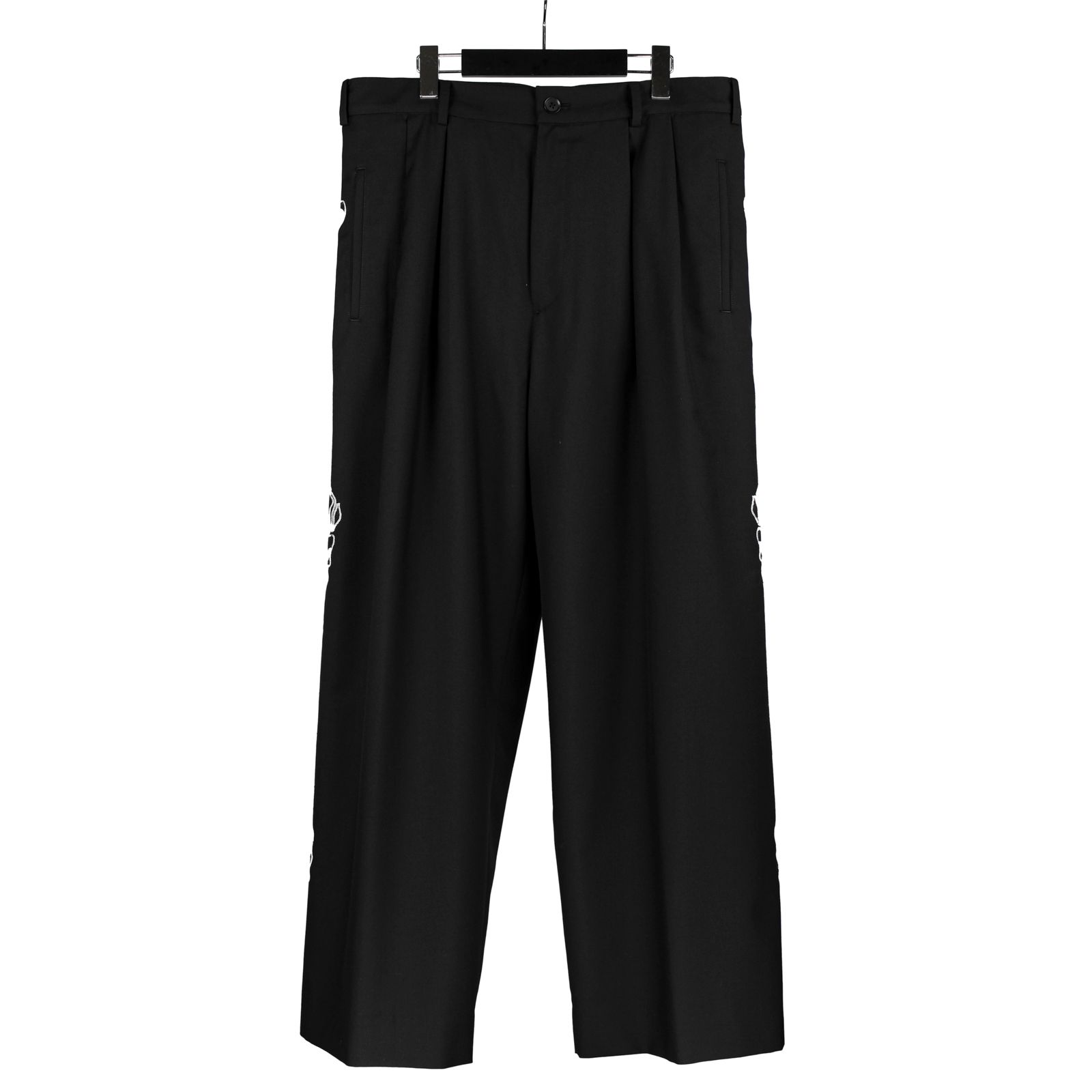 GroundY gabardine 2tack slim pants （XS） | www.gamescaxas.com