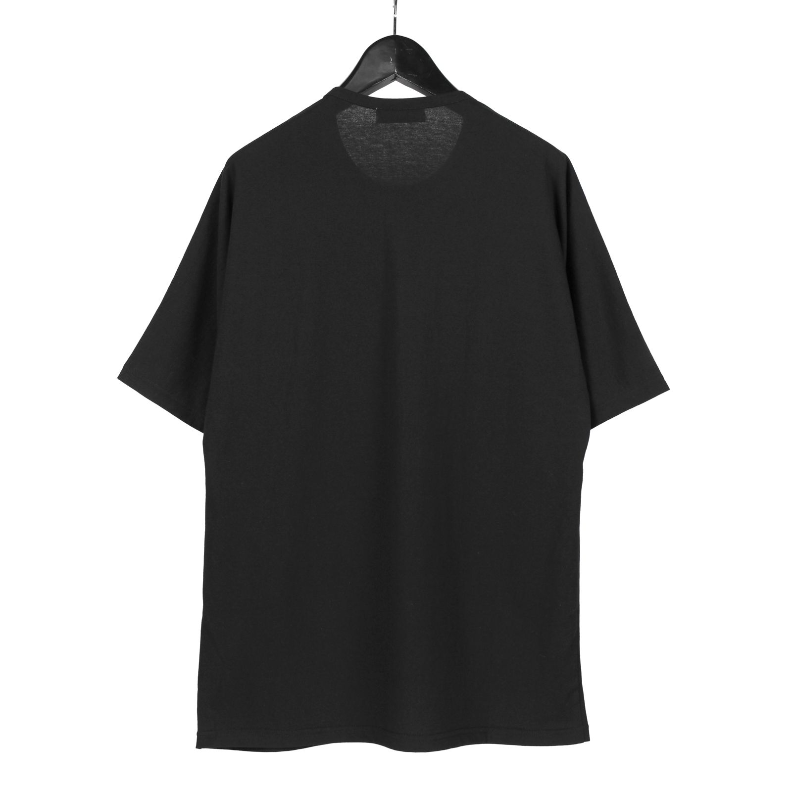 pour homme | 前開き脇マチ半袖 (メンズ) / 半袖シャツ・カットソー / ブラック / HK-T61-277