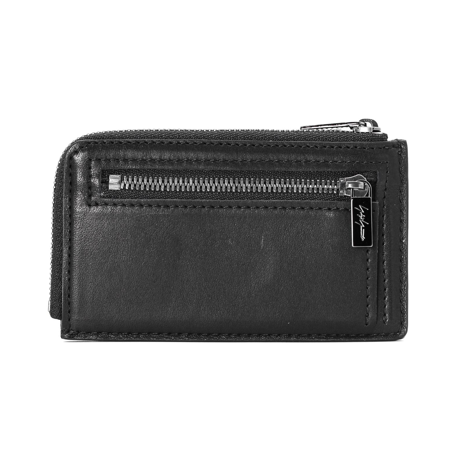 discord | yohji yamamoto / カードミニウォレット / ミニ L字型 財布・カードケース / 牛革 / DA-A85-784