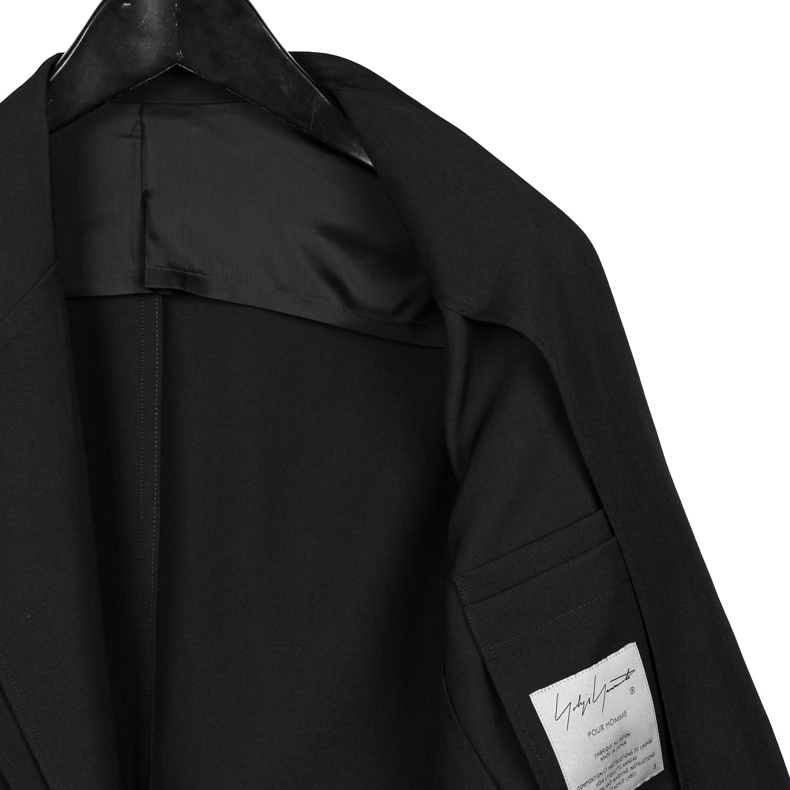 yohji yamamoto - pour homme 前端丸カーブJKT / HD-J37-100 | ALUBUS / RUFUS