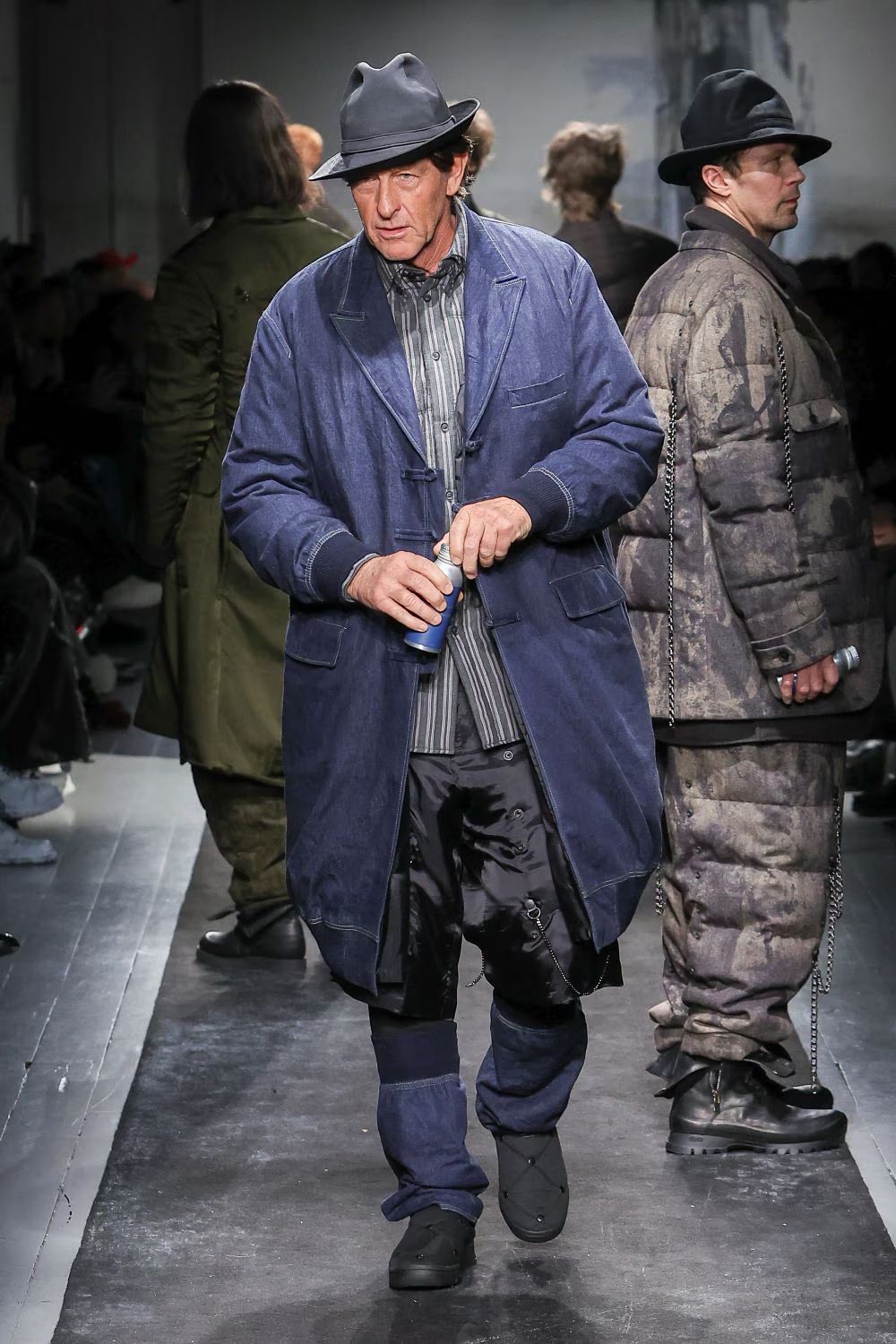 2025年新作アイテムが続々登場 | homme pour - yamamoto yohji フェドラハット シワギャバ / 帽子