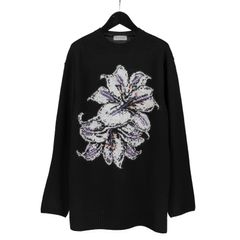 pour homme 花柄丸首A / HE-K28-983