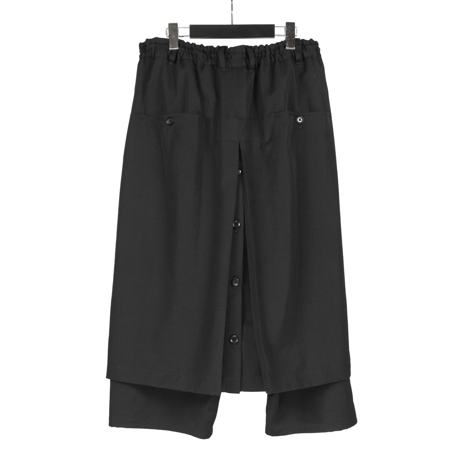 Ground Y | WOOL GABARDINE STANDARD WRAP TROUSERS / ラップパンツ / ウールギャバジン / GA-P01-101