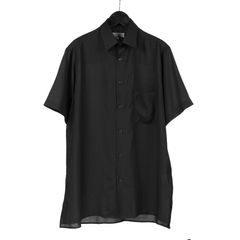 pour homme | 新BIG半袖シャツ / シャツ・ブラウス(メンズ) / ブラック / HP-B15-200