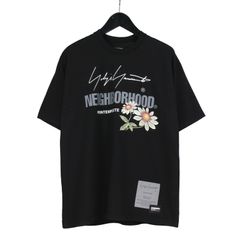 【カート購入不可】 pour homme | × NEIGHBORHOOD TEE SS-1 / Tシャツ (メンズ)  / ブラック / HP-T89-996-2