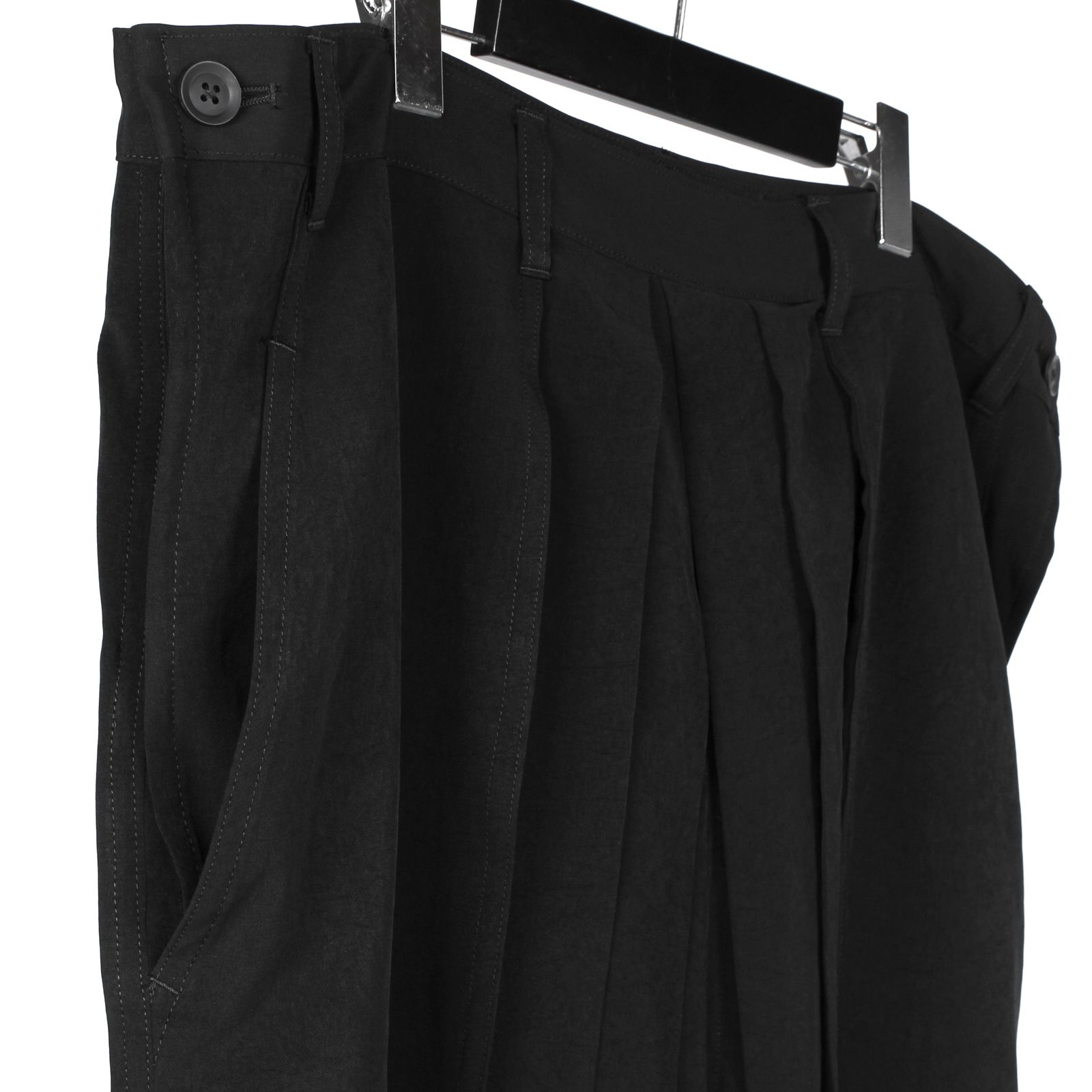 pour homme | 定番ハカマパンツⅡ (メンズ) / ブラック / TAタキシード / HP-P16-500