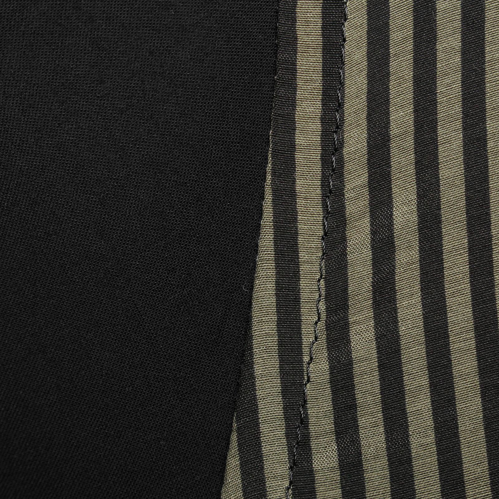 pour homme 2枚衿風無地×縞シャツ / HX-B46-818