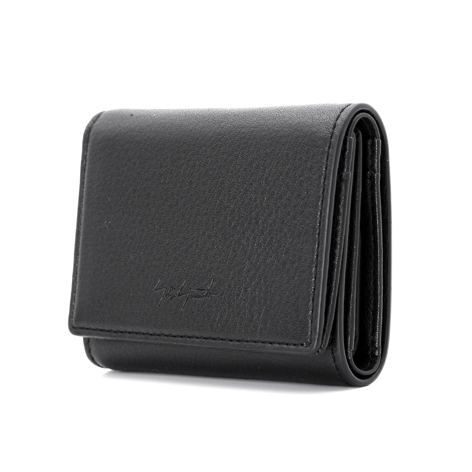 discord | yohji yamamoto / Compact （三つ折りウォレットS） / 財布 / ブラック / 牛革 / DA-A96-790