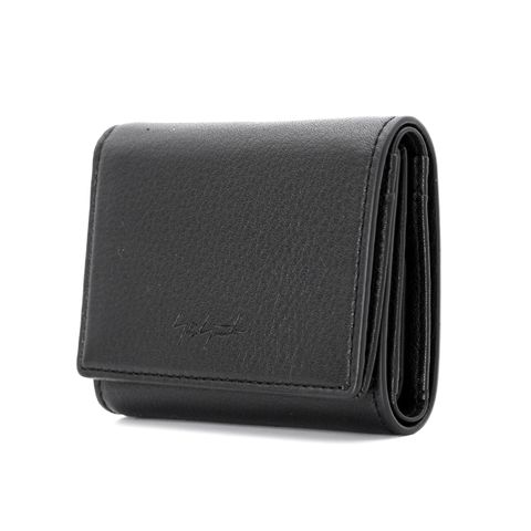 discord | yohji yamamoto / Compact （三つ折りウォレットS） / 財布 / ブラック / 牛革 / DA-A96-790