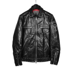 pour homme × BACK LASH スタッズホースJKT / HX-Y91-702