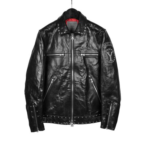 pour homme × BACK LASH スタッズホースJKT / HX-Y91-702