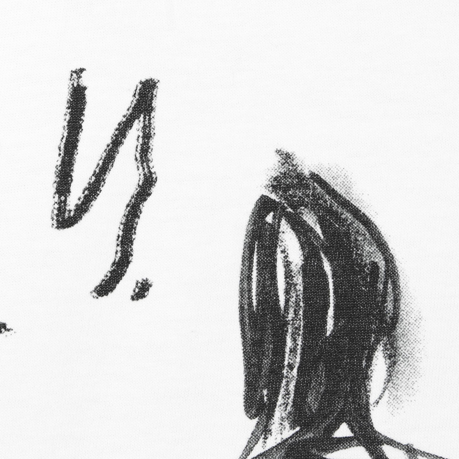 YOHJI YAMAMOTO メンズ 半袖Tシャツ IW0071 yohji yamamoto - pour homme | プリント半袖A (メンズ