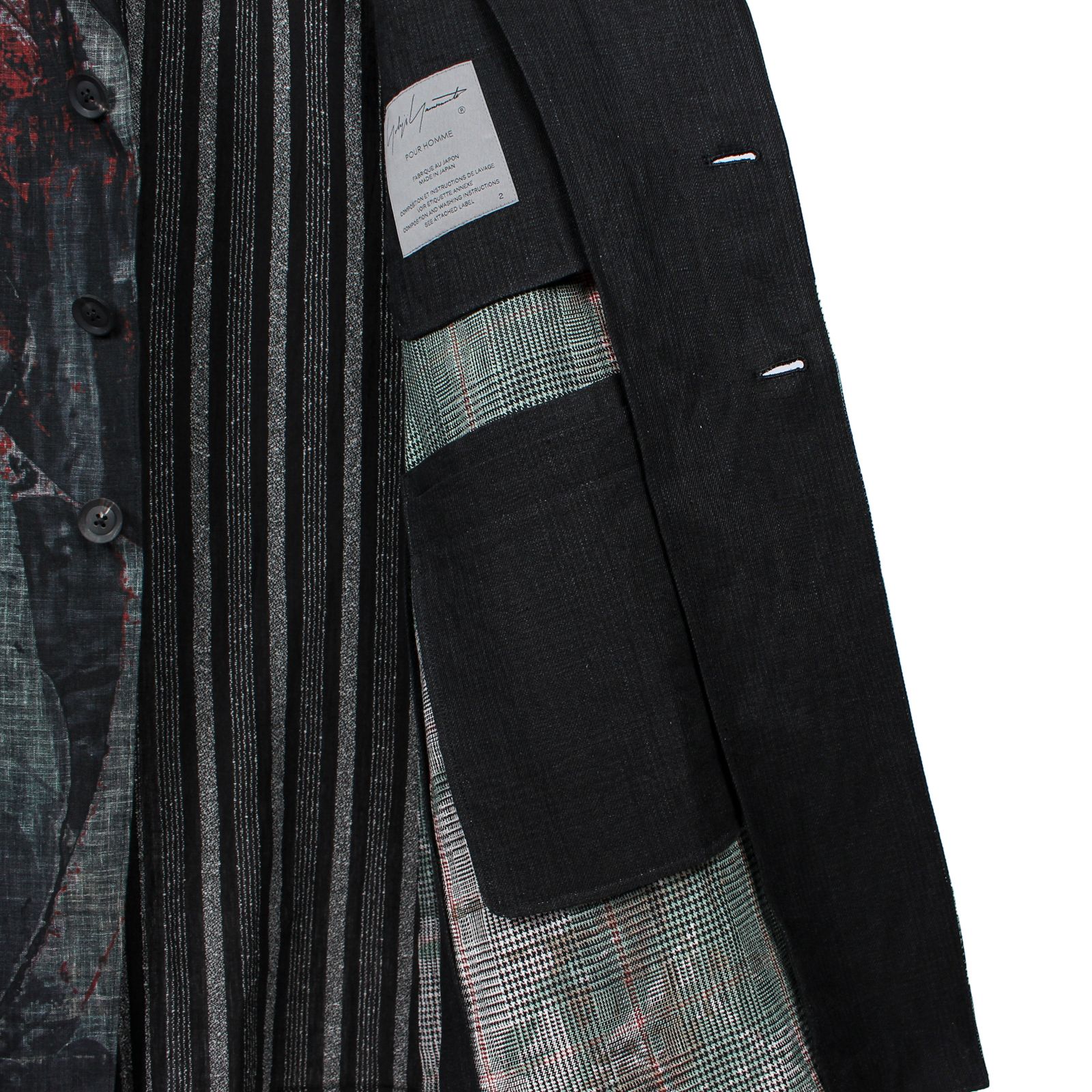 Yohji Yamamoto pour homme フロントスリットカットソー BsePojZ2MQ5y.jpg?width=768