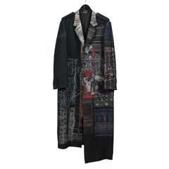 Yohji Yamamoto [HR-J46-833 / 肩章付き総柄ジャケット]