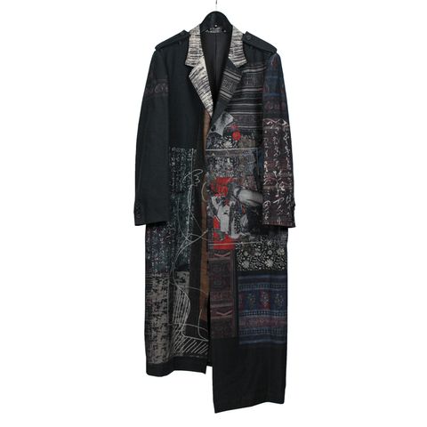 Yohji Yamamoto [HR-J46-833 / 肩章付き総柄ジャケット]