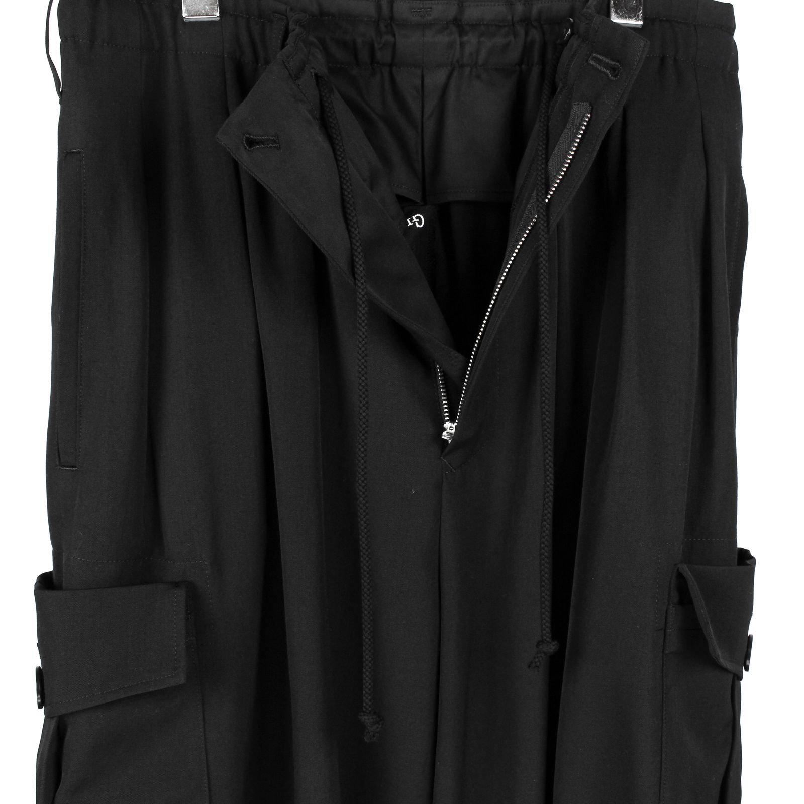Ground Y | SIDE OUT PK BALLOON PANTS  / バルーンパンツ (ユニセックス) / ブラック / GL-P24-100