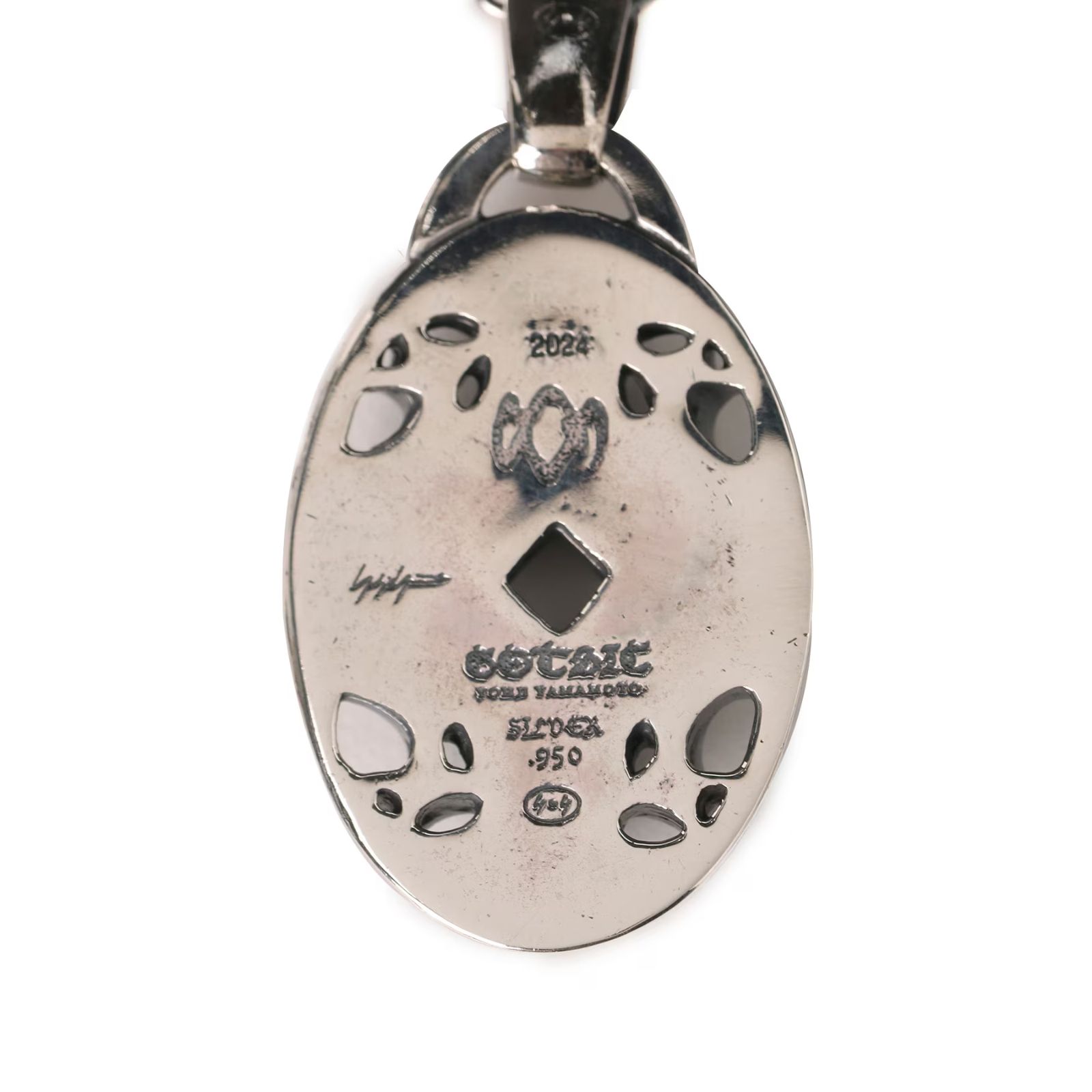 GOTHIC YOHJI YAMAMOTO YY OVAL PENDANT / ネックレス (ユニセックス)  シルバー Silver950 / HA-A51-920