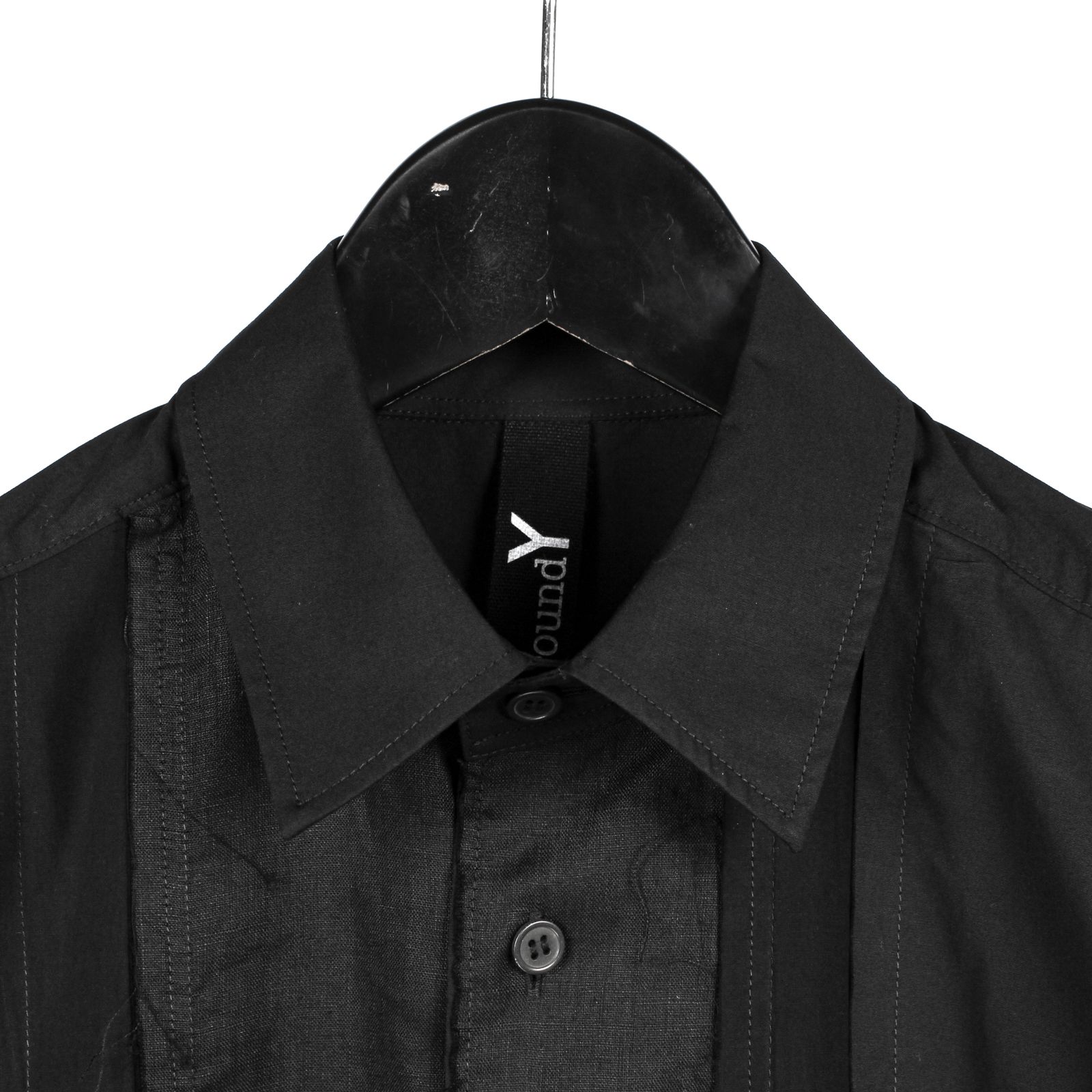 Ground Y | COMBINATION SHIRT / シャツ・ブラウス (ユニセックス) / ブラック / GL-B15-820