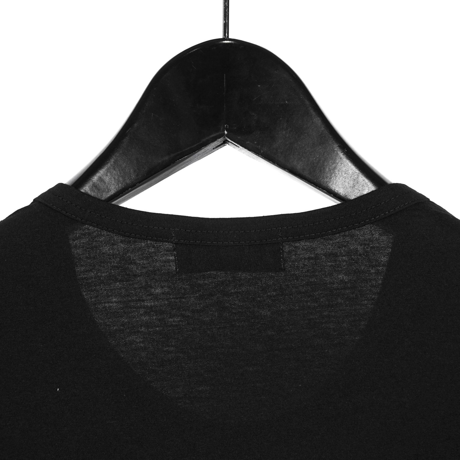 Yohji Yamamoto [HR-T20-075 / 丸首半袖 抜染 メッセージPT]