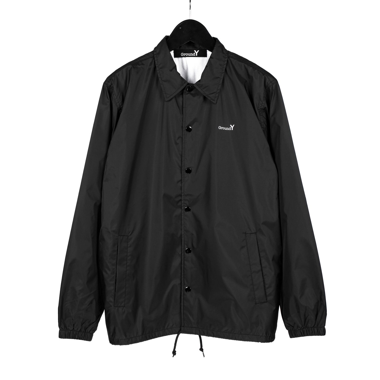 Ground Y - Nylon taffeta Logo coach jacket B / GG-J51-600