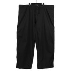 pour homme | 3本STP (メンズ) / コットンパンツ / ブラック / HO-P99-040