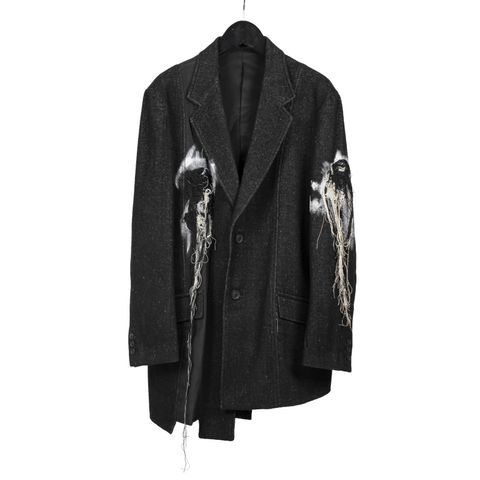 Yohji Yamamoto [HR-J29-806 / タテハギ刺繍入り JKT]