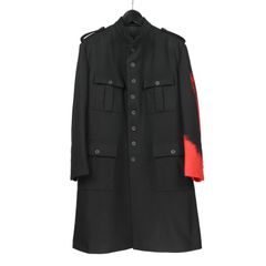 pour homme  | 左袖NPジャケット / ジャケット・コート(メンズ) / フラノ / ブラック×レッド / HW-J21-148