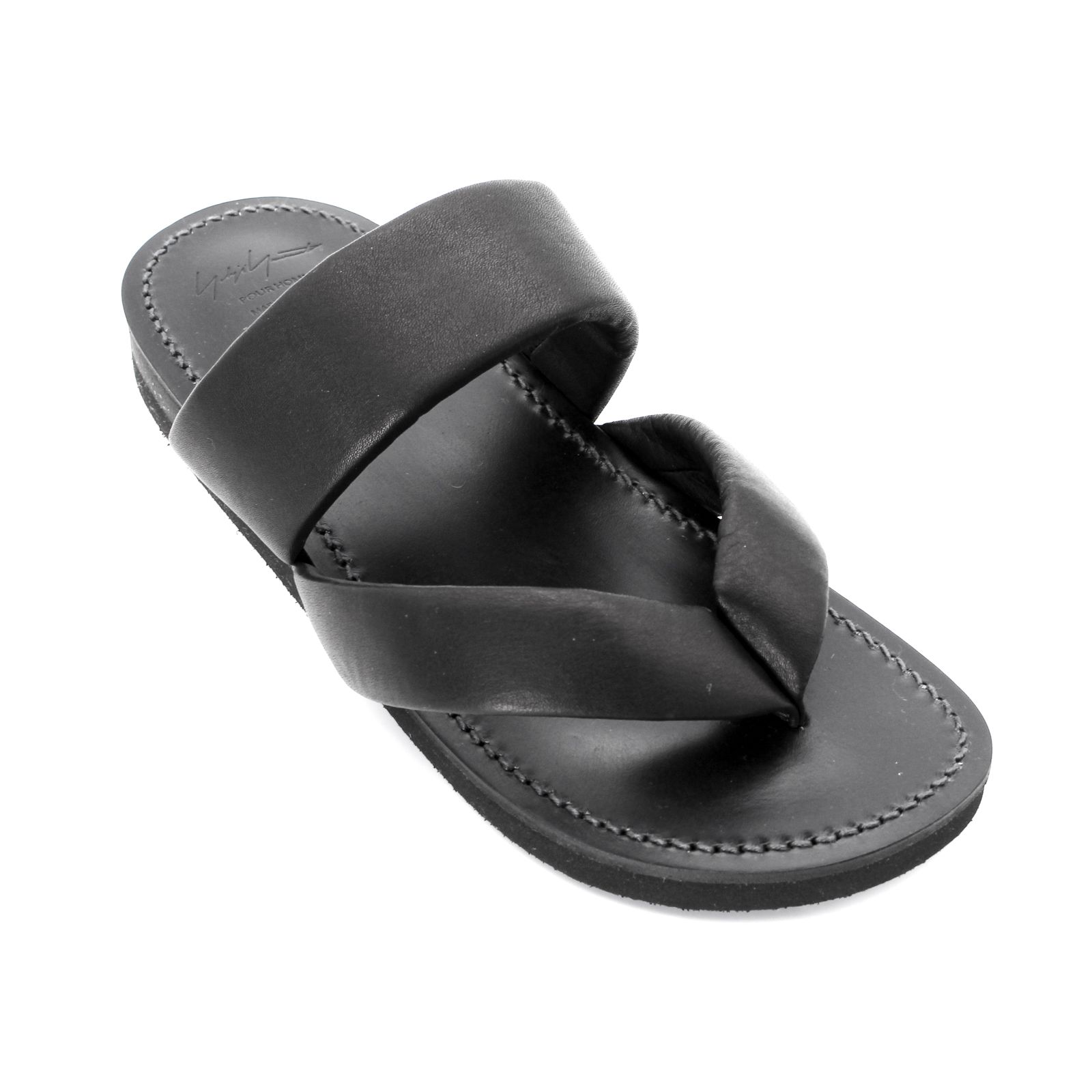 pour homme | トングストラップサンダル (メンズ) / サンダル / ブラック / HK-E01-762