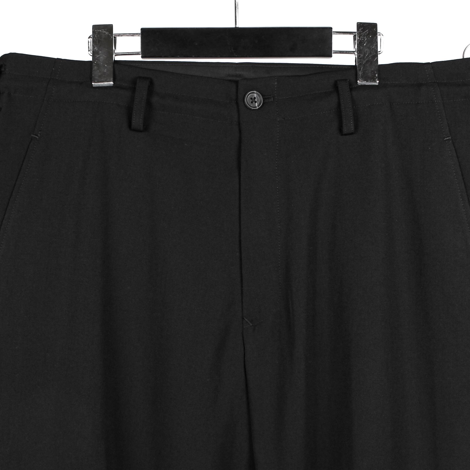 pour homme | 裾ベルトP (メンズ) / シワギャバ / ブラック / HP-P45-100