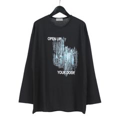 pour homme | 脇マチ長袖PT (メンズ) / 長袖カットソー / ブラック / HK-T91-987