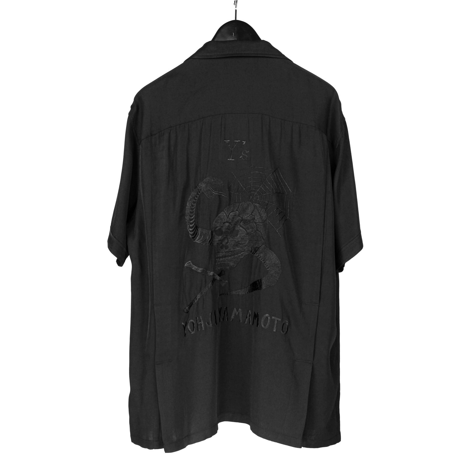 yohji yamamoto - Yohji Yamamoto [HN-T18-273 / 顔柄丸首半袖A