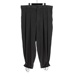 Ground Y | POLYESTER/TRIACETATE CREPE de CHINE BALLOON PANTS / バルーンパンツ (ユニセックス) / グレー / GS-P11-500-2