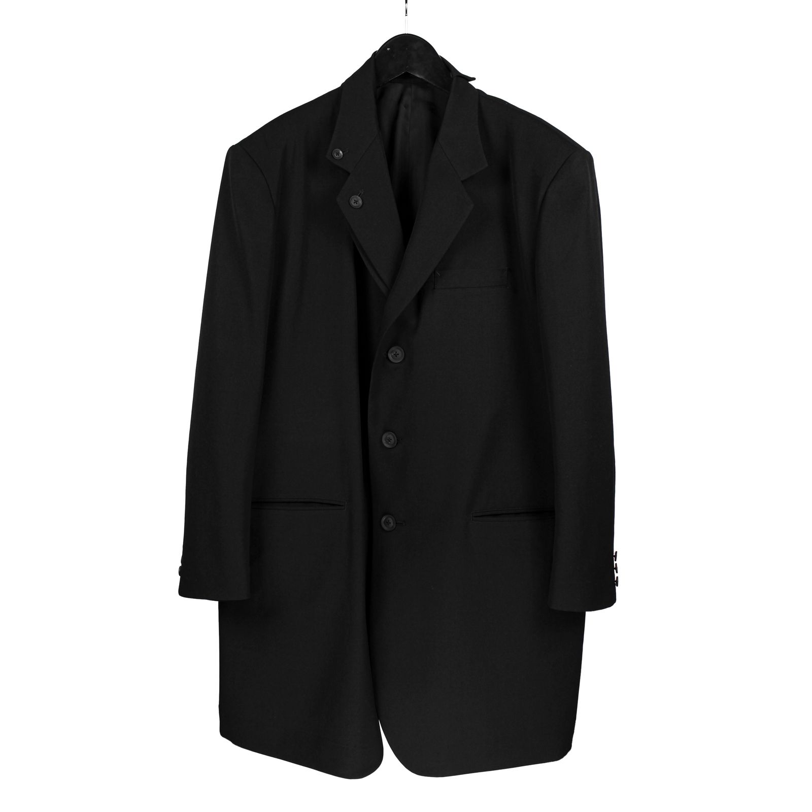 yohji yamamoto - pour homme 右2重JKTギャバ / HG-J16-100 | ALUBUS 