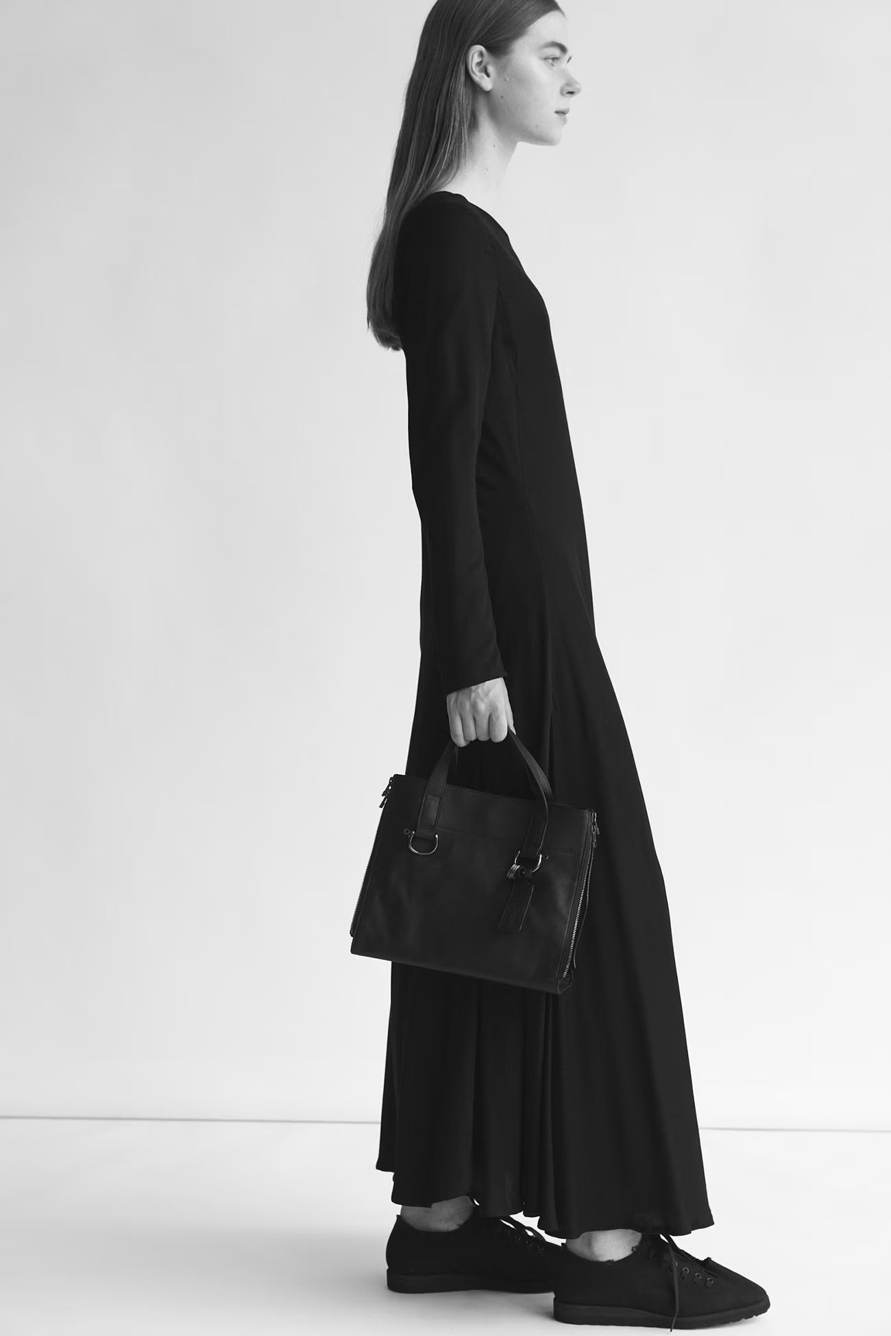 discord | yohji yamamoto / Zipper shoulder (ユニセックス) / ブラック / DA-I80-796