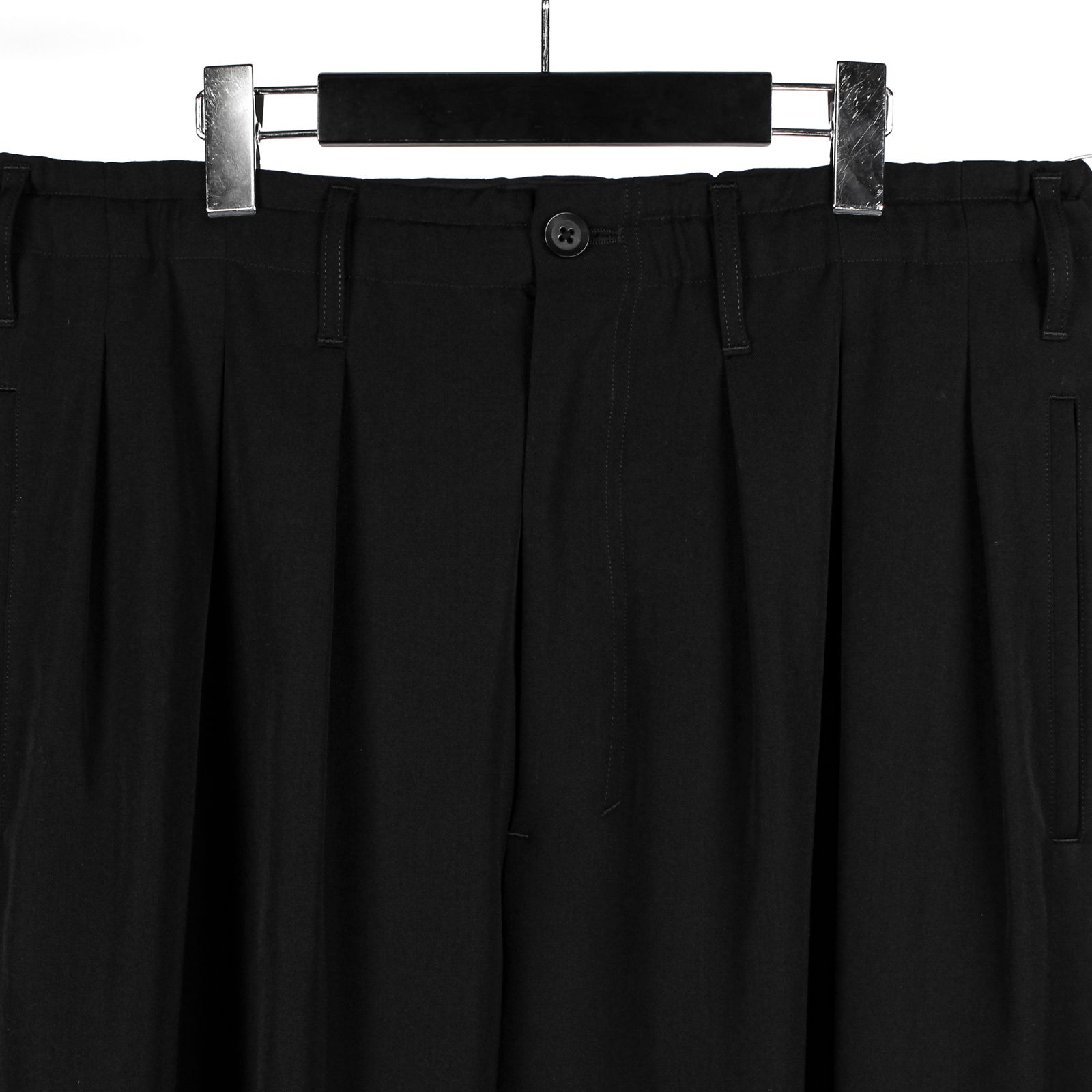 Ground Y | WOOL CROW PANTS / カラスパンツ (ユニセックス) / ブラック / GO-P09-100