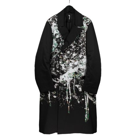 <武田双雲> Rayon twill Curved sleeves P coat / GE-C01-203