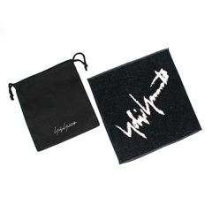 Yohji Yamamoto MAISON | YY Towel Handkerchief / タオルハンカチ / ブラック / HA-L86-063