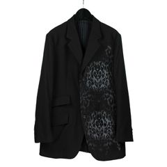 pour homme ヒョウ抜染別珍裏JKT / HE-J53-035