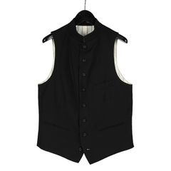 pour homme スタンドカラーベスト / HJ-V04-100